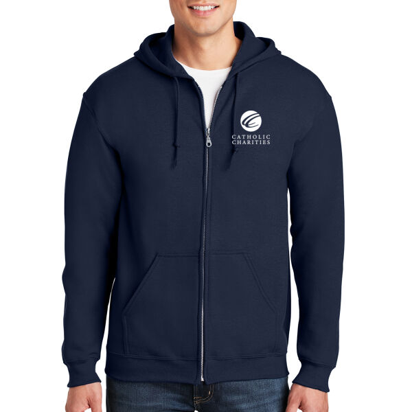 Gildan® - Heavy Blend™ Full-Zip Hooded Sweatshirt - Embroidered Logo Thumbnail
