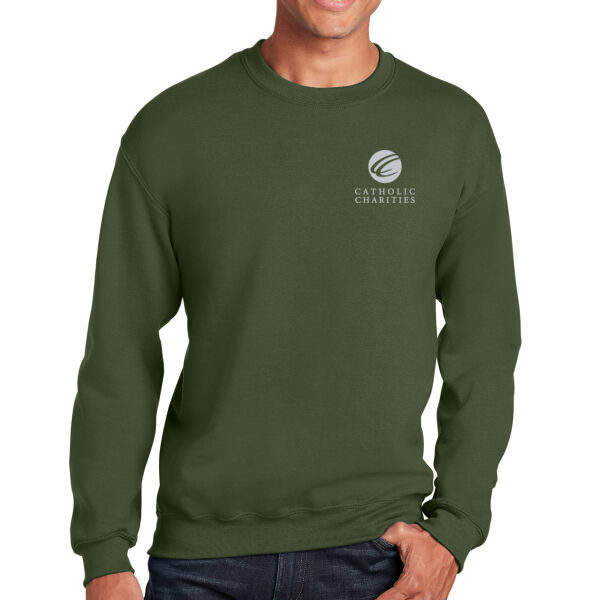 Gildan - Heavy Blend™ Crewneck Sweatshirt - Embroidered Logos Thumbnail