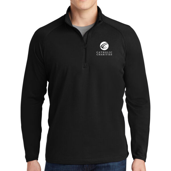 Sport-Tek® Sport-Wick® Stretch 1/4-Zip Pullover - Embroidered Logo Thumbnail