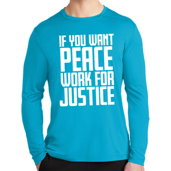 Sport-Tek ® Posi-UV ® Pro Long Sleeve Tee - Printed Logos Thumbnail