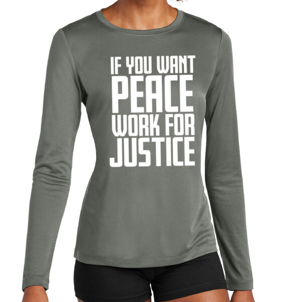 Sport-Tek® Ladies Posi-UV® Pro Long Sleeve - Printed Logos Thumbnail