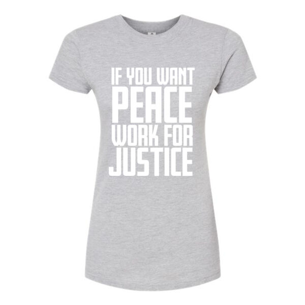 Tultex - Women's Fine Jersey Slim Fit T-Shirt - Printed Logos Thumbnail