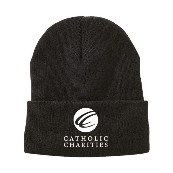 Sportsman - 12" Jersey Lined Cuffed Beanie - Embroidered Logo Thumbnail
