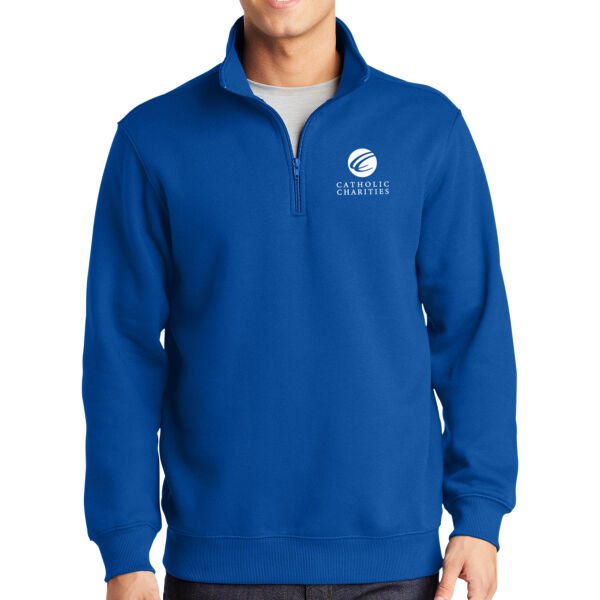 Sport-Tek 1/4 Zip Sweatshirt - Embroidered Logo Thumbnail