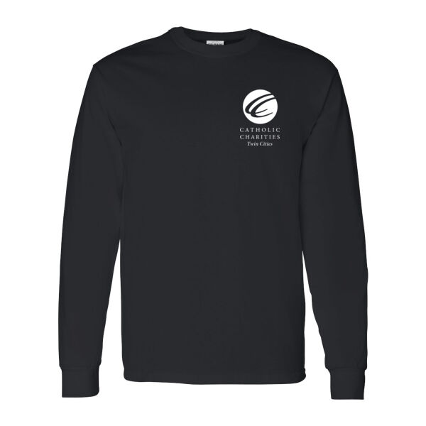 Gildan Heavy Cotton Long Sleeve T-Shirt - Printed Logo Thumbnail