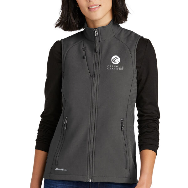Eddie Bauer Women's Stretch Soft Shell Vest - Embroidered Logo Thumbnail