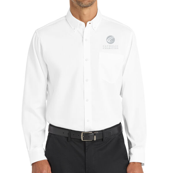 Port Authority SuperPro Twill Shirt - Embroidered Logo Thumbnail
