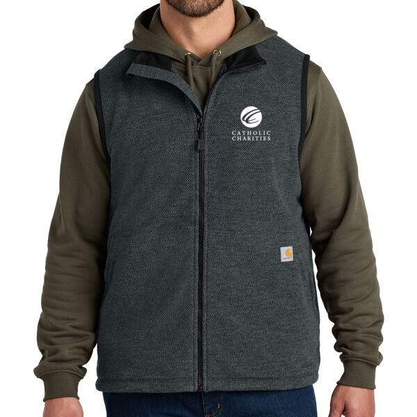 Carhartt Textured Fleece Vest - Embroidered Logo Thumbnail