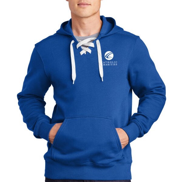 Sport-Tek Lace Up Pullover Hooded Sweatshirt - Embroidered Logo Thumbnail