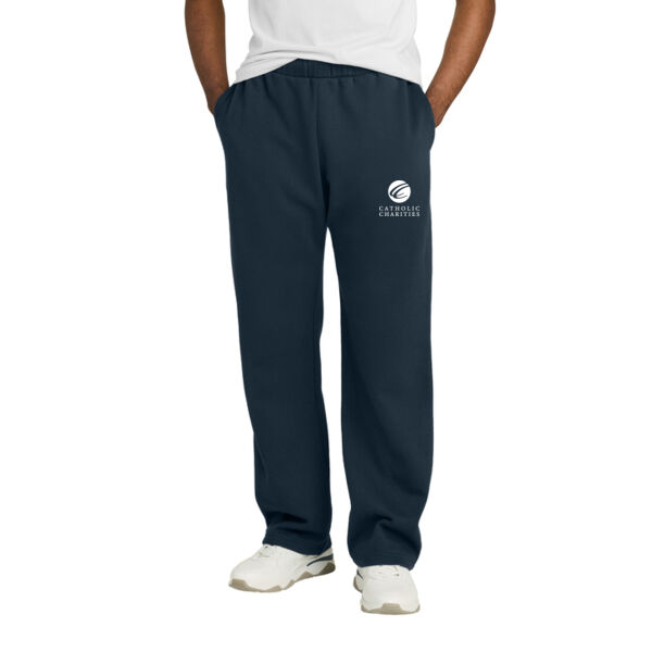 District® V.I.T.™ Fleece Open-Bottom Sweatpants - Embroidered Logos Thumbnail