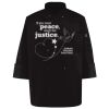 Ten Pearl Button Black Chef Coat Thumbnail